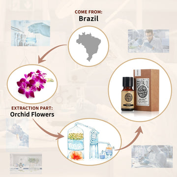 Orchid Essential Oil AKARZ Natural And Pure (30ML 100ML )